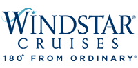 Logo of small luxury cruise line Windstar Cruises